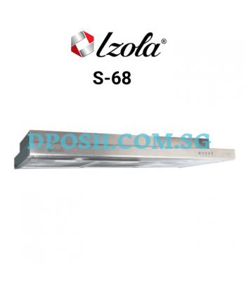 Izola-S-68 Stainless Steel Slim Line Cooker Hood